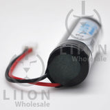 1S1P 3.6V (3.7V) 3500mAh 10A 18650 Battery with Wire Leads - MJ1 cell inside