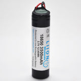 1S1P 3.6V (3.7V) 3500mAh 10A 18650 Battery with Wire Leads - MJ1 cell inside