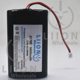 NSB-001 1S2P 3.6V 8800mAh 2A 21700 Battery with Wires and Connector - Side