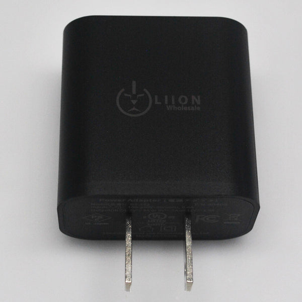 Liion Wholesale QC3.0 Quick Charge 3.0 5V 3A 18W USB Wall Adapter - UL  Listed