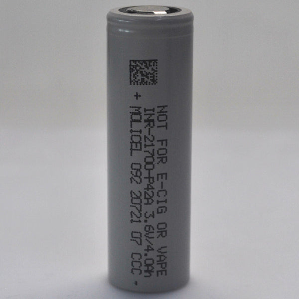 rechargeable vape battery drain causes besides heat improper storage Molicel/NPE INR-21700-P42A 4200mAh 21700 Battery