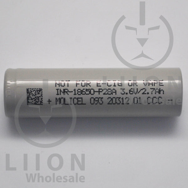 Molicel/NPE INR-18650-P28A 35A 2800mAh Flat Top 18650 Battery - Author Liion Wholesale Batteries Molicel/NPE INR-18650-P28A 35A 2800mAh Flat Top 18650 Battery - Author Liion Wholesale Batteries