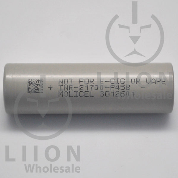 Molicel/NPE INR-21700-P45B 45A 4500mAh Flat Top 21700 Battery - Author   Liion Wholesale Batteries