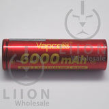 Vapcell F60 21700 12.5A Flat Top 6000mAh Battery - Side