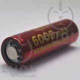 Vapcell F60 21700 12.5A Flat Top 6000mAh Battery - Positive