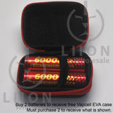 Vapcell F60 21700 12.5A Flat Top 6000mAh Battery - Case