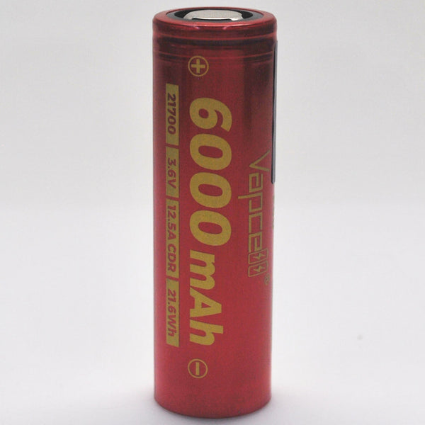 Vapcell F60 21700 Flat Top 6000mAh Battery Genuine – Liion