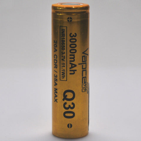 Vapcell Q30 18650 20A/35A Flat Top 3000mAh Battery