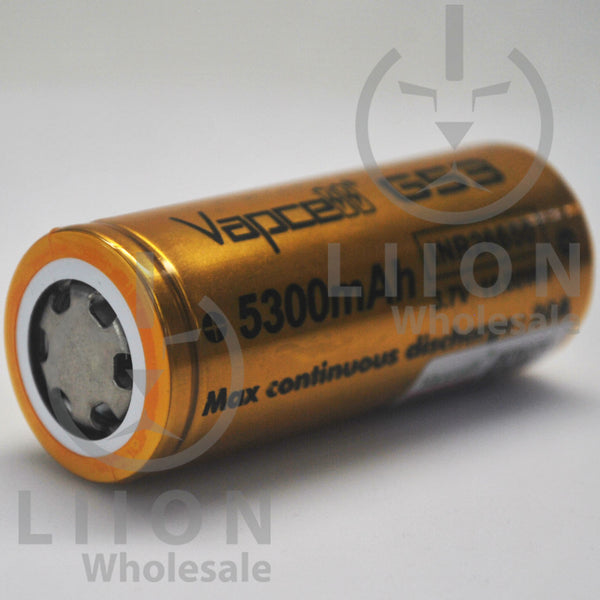 Vapcell G53 26650 20A Flat Top 5300mAh Battery - Genuine – Liion