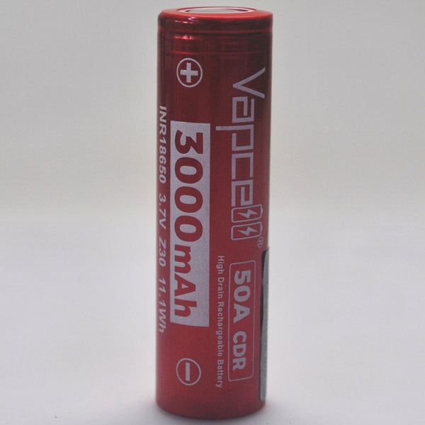 Vapcell Z30 18650 50A Flat Top 3000mAh Battery - Genuine Liion Wholesale Batteries Vapcell Z30 18650 50A Flat Top 3000mAh Battery - Genuine Liion Wholesale Batteries