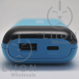 XTAR PB2SL Power Bank and Battery Charger - Input and output ports