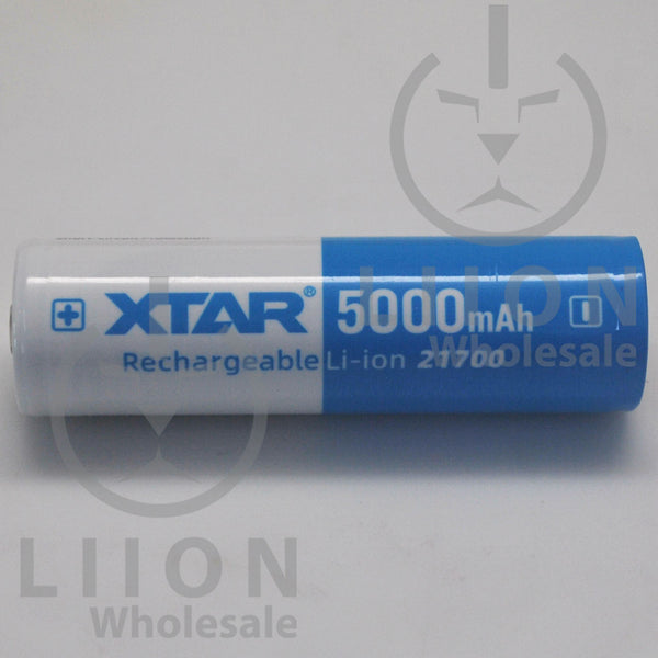 XTAR 21700HP Protected 5000mAh 25A 21700 Button Top Battery