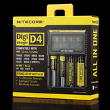 Nitecore D4 4-bay Digital Lithium Ion Battery Charger - Wholesale Discount