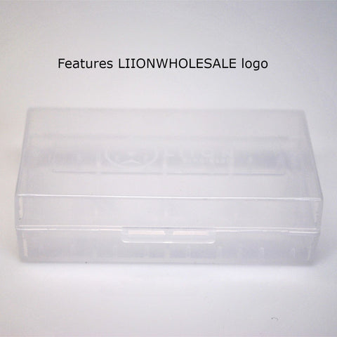 LiionWholesale Battery Case for two 18650 or four 18350 batteries