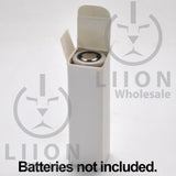 Single 18650 Cardboard Box w/ Warning - With Battery