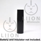 Black 20700 battery wrap on battery side view
