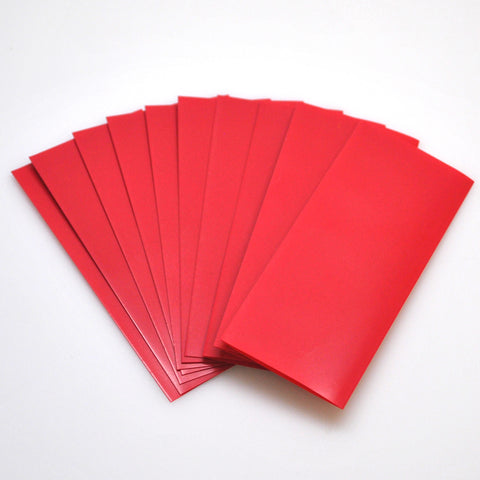 20700 PVC Heat Shrink Wraps - 10 pack - Red