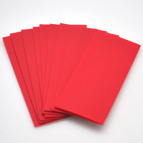 21700 PVC Heat Shrink Wraps - Red