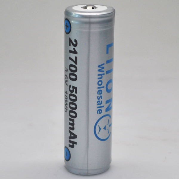 Protected 5000mAh 10A 21700 Button Top Battery - Wholesale Discount Protected 5000mAh 10A 21700 Button Top Battery - Wholesale Discount