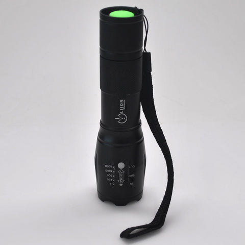 Liion Wholesale XML-T6 Flashlight (18650 protected, 20700 and 21700 Batteries)