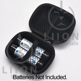 18650 EVA Hard Protective Battery Travel Case - 2x 18650 PCB Cells
