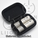 21700 EVA Hard Protective Battery Travel Case - 2x 21700 Size Cells