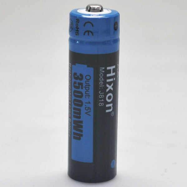 Hixon AA Size Button Top 3500mWh 1.5V 4 Pack Battery Kit
