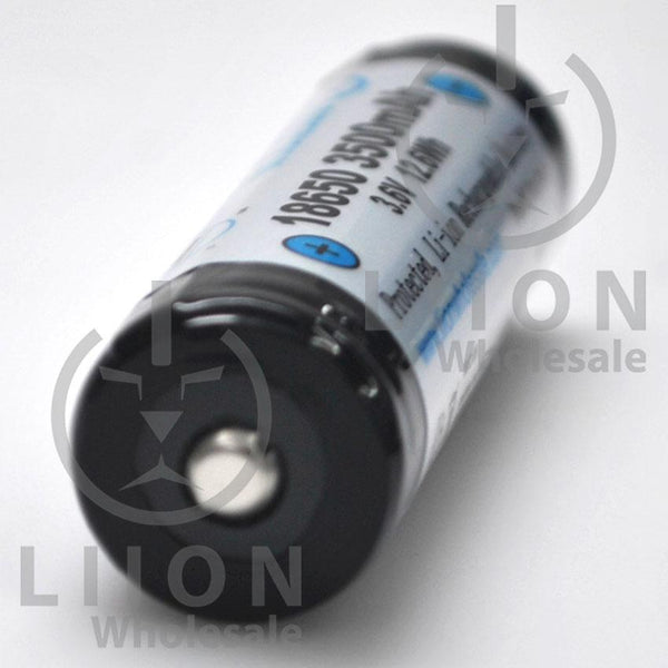 Protected 3500mAh 10A 18650 Button Top Battery with UL2054 and CB cert –  Liion Wholesale Batteries