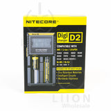Nitecore D2 Digicharger in box
