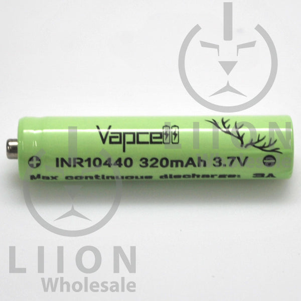 申請ありじゅん Vapcell 10440 3A Button Top 320mAh Battery - Genuine – Liion