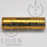 Vapcell B30 18650 20A/35A Flat Top 3000mAh Battery - Side