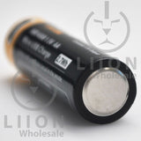 Protected Vapcell P1418A 14500 1.5A Button Top 1800mah 1.5V USB Battery - Negative