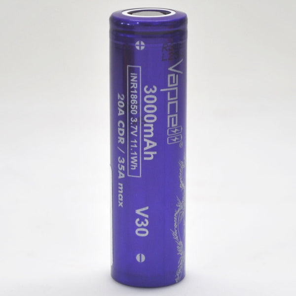 Vapcell V30 18650 20A 3000mAh Flat Top Battery - Genuine Liion Wholesale Batteries Vapcell V30 18650 20A 3000mAh Flat Top Battery - Genuine Liion Wholesale Batteries