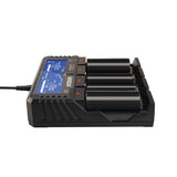 XTAR Dragon VP4 plus charger plugged in