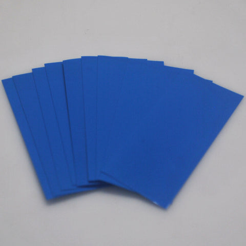 18650 PVC Heat Shrink Wraps - 10 pack - Blue