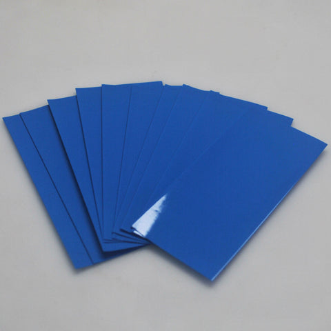 21700 PVC Heat Shrink Wraps - 10 pack - Blue