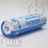 Cold Weather Protected 3500mAh 10A 18650 Button Top Battery - Positive