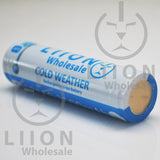 Cold Weather Protected 3500mAh 10A 18650 Button Top Battery - Negative