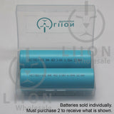 BAK N21700CX-65E 19A 6500mAh Flat Top Battery - Case