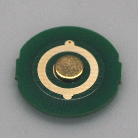 Button spacer to connect flat top batteries in series - 18650