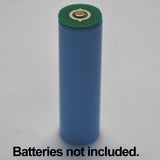 Button spacer to connect flat top batteries in series - 21700 on battery