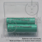 EVE INR18650/33V A 10A 3300mAh Flat Top 18650 Battery - Case