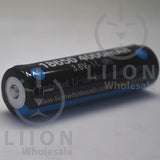 Protected 4000mAh 5A 18650 Button Top Battery - Positive