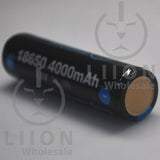 Protected 4000mAh 5A 18650 Button Top Battery - Negative