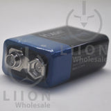 Hixon 9V 850mAh 6.46Wh Battery - Terminals