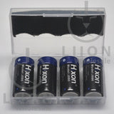 Hixon RCR123A Button Top 900mAh 3.7V Battery - 4 Pack