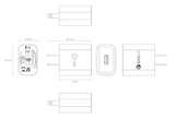 Liion Wholesale QC3.0 Quick Charge 3.0 5V 3A 18W USB Wall Adapter - UL Listed