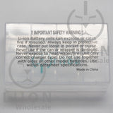 LiionWholesale Battery Case for two 20700 or 21700 batteries - Closed with warning