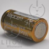 Vapcell M11 18350 9A Flat Top 1100mAh Battery - Negative