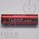 Vapcell N40 18650 10A Flat Top 4000mAh Battery - Side